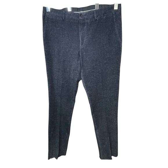 Emporio Armani Navy Knit Trousers Mens UK 52 USA 36 Made in Italy 21P500 21001